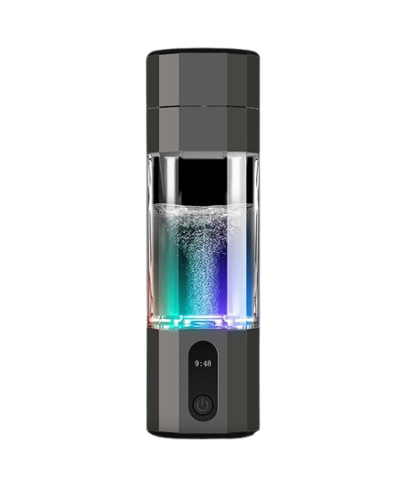 Portable hydrogen water bottle for retail