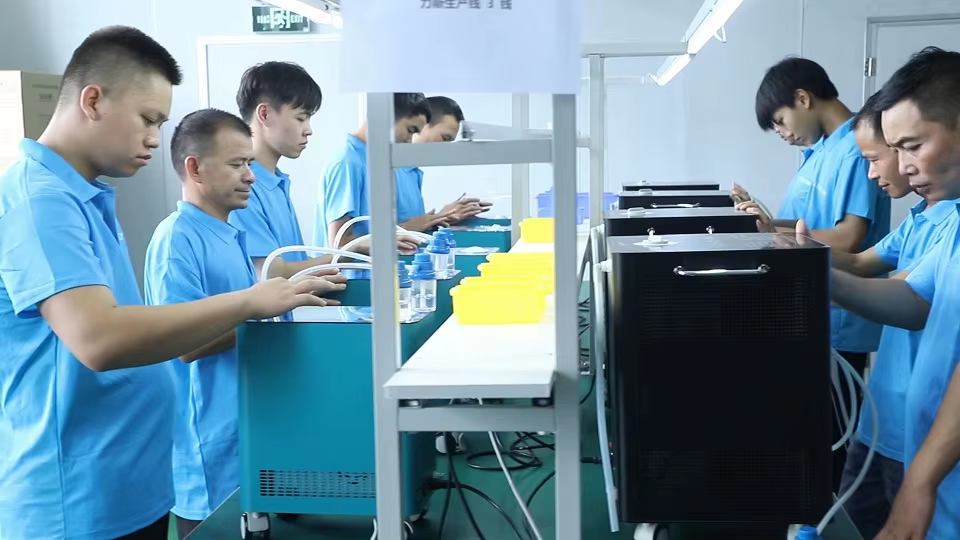 Quality inspection and burn-in testing process